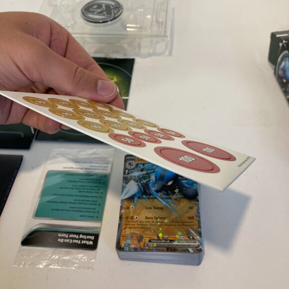 Pokemon TCG ex Battle Deck LUCARIO ex Box 60 Card Deck New Open Box - Picture 12 of 12